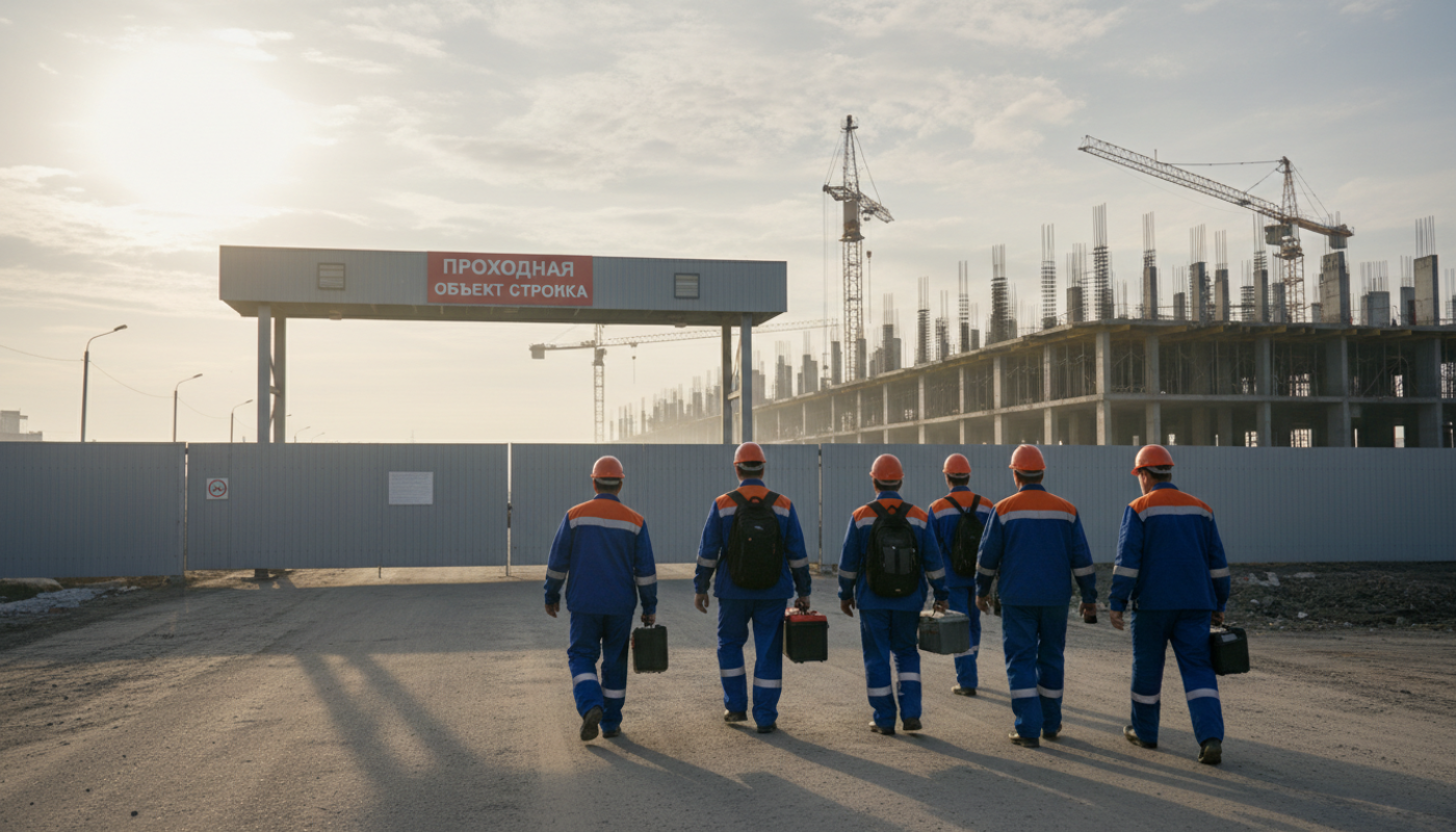 Бригада Арматурщиков на строительный проект